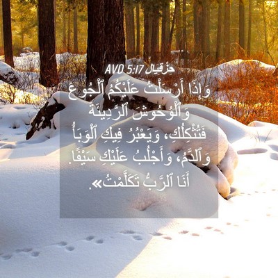 Picture 04 - حِزْقِيَال 5:17 AVD - وَإِذَا أَرْسَلْتُ - Bible Verse Picture