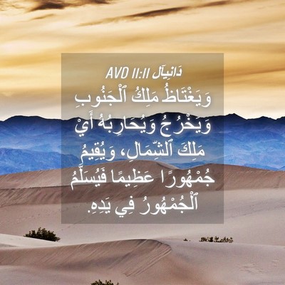 Picture 04 - دَانِيآل 11:11 AVD - وَيَغْتَاظُ مَلِكُ - Bible Verse Picture