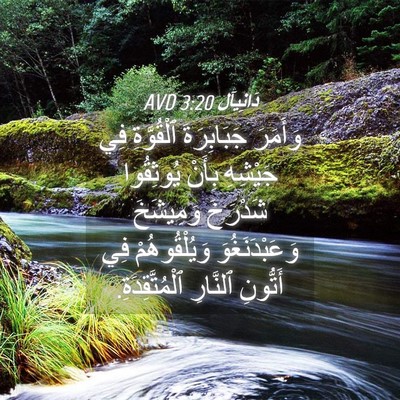 Picture 04 - دَانِيآل 3:20 AVD - وَأَمَرَ جَبَابِرَةَ - Bible Verse Picture