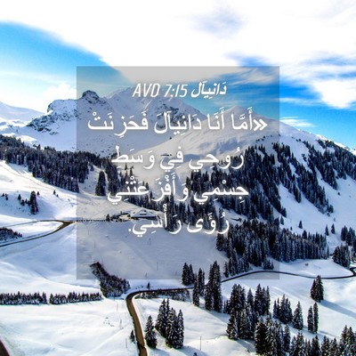 Picture 04 - دَانِيآل 7:15 AVD - «أَمَّا أَنَا دَانِيآلَ - Bible Verse Picture