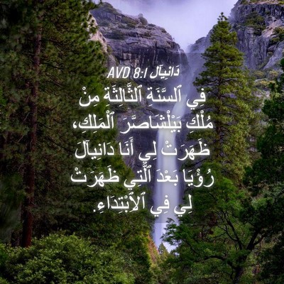 Picture 04 - دَانِيآل 8:1 AVD - فِي ٱلسَّنَةِ - Bible Verse Picture