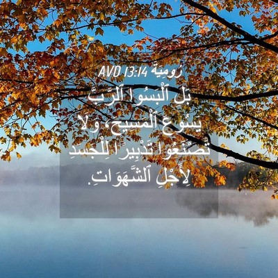 Picture 04 - رُومِيَةَ 13:14 AVD - بَلِ ٱلْبَسُوا ٱلرَّبَّ - Bible Verse Picture