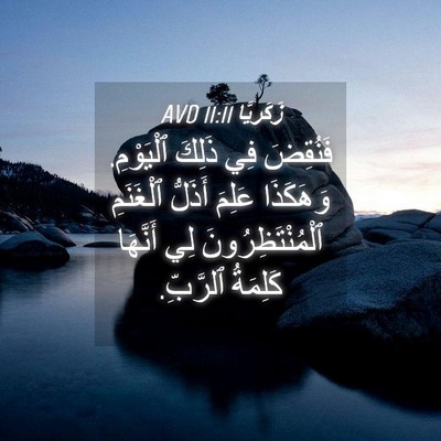 Picture 04 - زَكَريَّا 11:11 AVD - فَنُقِضَ فِي ذَلِكَ - Bible Verse Picture