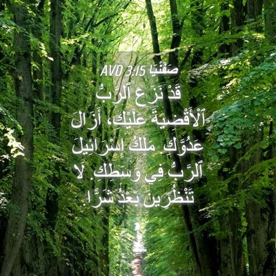 Picture 04 - صَفَنْيَا 3:15 AVD - قَدْ نَزَعَ ٱلرَّبُّ - Bible Verse Picture