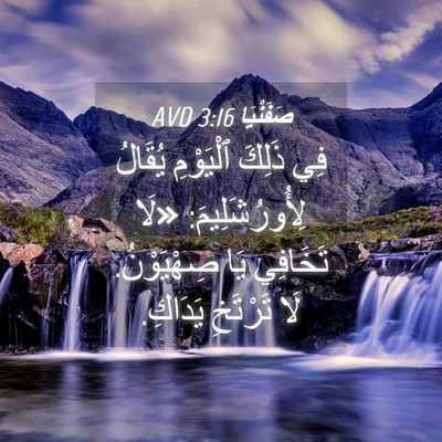Picture 04 - صَفَنْيَا 3:16 AVD - فِي ذَلِكَ ٱلْيَوْمِ - Bible Verse Picture