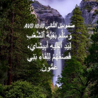 Picture 04 - صَمُوئِيلَ ٱلثَّانِي 10:10 AVD - وَسَلَّمَ بَقِيَّةَ - Bible Verse Picture