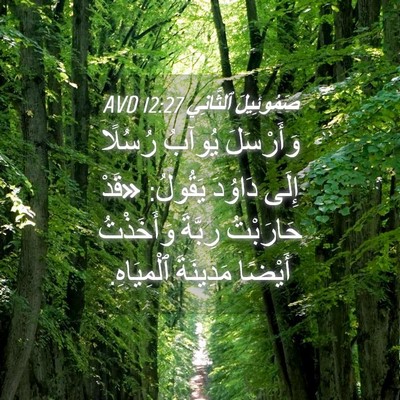 Picture 04 - صَمُوئِيلَ ٱلثَّانِي 12:27 AVD - وَأَرْسَلَ يُوآبُ رُسُلًا - Bible Verse Picture