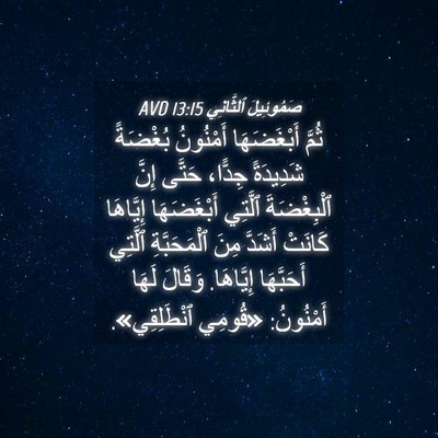 Picture 04 - صَمُوئِيلَ ٱلثَّانِي 13:15 AVD - ثُمَّ أَبْغَضَهَا - Bible Verse Picture
