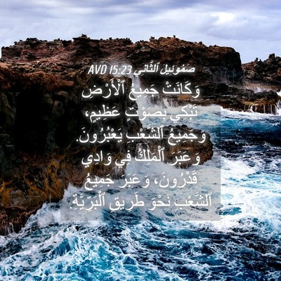 Picture 04 - صَمُوئِيلَ ٱلثَّانِي 15:23 AVD - وَكَانَتْ جَمِيعُ - Bible Verse Picture