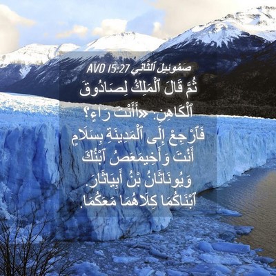 Picture 04 - صَمُوئِيلَ ٱلثَّانِي 15:27 AVD - ثُمَّ قَالَ ٱلْمَلِكُ - Bible Verse Picture