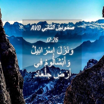 Picture 04 - صَمُوئِيلَ ٱلثَّانِي 17:26 AVD - وَنَزَلَ إِسْرَائِيلُ - Bible Verse Picture