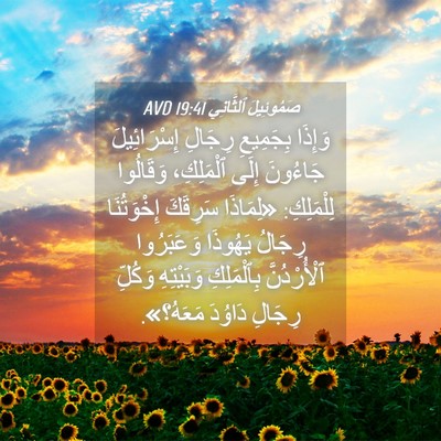 Picture 04 - صَمُوئِيلَ ٱلثَّانِي 19:41 AVD - وَإِذَا بِجَمِيعِ رِجَالِ - Bible Verse Picture