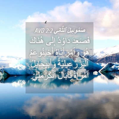 Picture 04 - صَمُوئِيلَ ٱلثَّانِي 2:2 AVD - فَصَعِدَ دَاوُدُ إِلَى - Bible Verse Picture