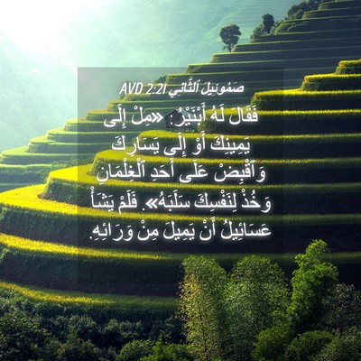 Picture 04 - صَمُوئِيلَ ٱلثَّانِي 2:21 AVD - فَقَالَ لَهُ أَبْنَيْرُ: - Bible Verse Picture