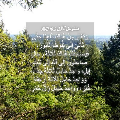 Picture 04 - صَمُوئِيلَ ٱلْأَوَّلُ 10:3 AVD - وَتَعْدُو مِنْ هُنَاكَ - Bible Verse Picture