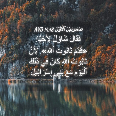 Picture 04 - صَمُوئِيلَ ٱلْأَوَّلُ 14:18 AVD - فَقَالَ شَاوُلُ - Bible Verse Picture