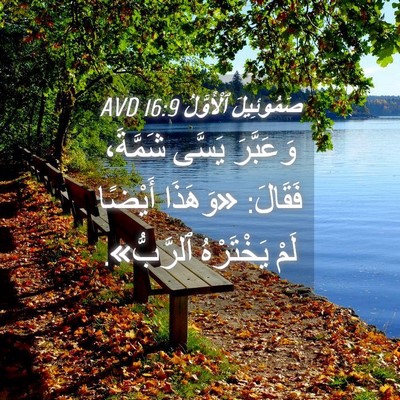 Picture 04 - صَمُوئِيلَ ٱلْأَوَّلُ 16:9 AVD - وَعَبَّرَ يَسَّى شَمَّةَ، - Bible Verse Picture