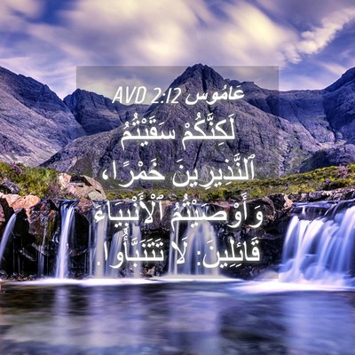Picture 04 - عَامُوس 2:12 AVD - لَكِنَّكُمْ سَقَيْتُمُ - Bible Verse Picture