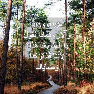 Picture 04 - عَزْرَا 9:10 AVD - وَٱلْآنَ، فَمَاذَا - Bible Verse Picture