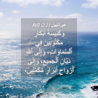 Picture 04 - عِبرانِيّين 12:23 AVD - وَكَنِيسَةُ أَبْكَارٍ - Bible Verse Picture