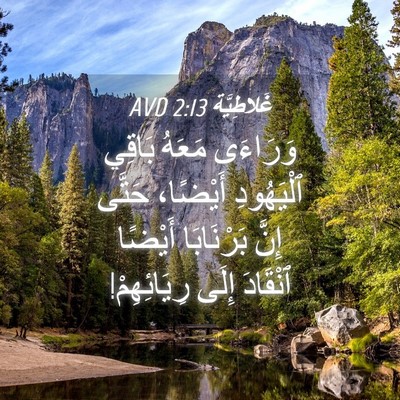 Picture 04 - غَلاطِيَّة 2:13 AVD - وَرَاءَى مَعَهُ بَاقِي - Bible Verse Picture