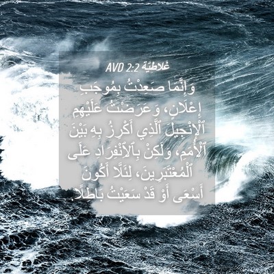 Picture 04 - غَلاطِيَّة 2:2 AVD - وَإِنَّمَا صَعِدْتُ - Bible Verse Picture