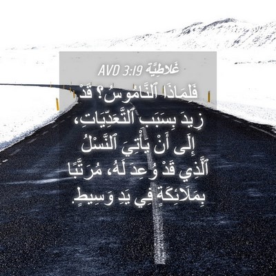 Picture 04 - غَلاطِيَّة 3:19 AVD - فَلِمَاذَا ٱلنَّامُوسُ؟ - Bible Verse Picture