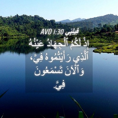 Picture 04 - فِيلِبِّي 1:30 AVD - إِذْ لَكُمُ ٱلْجِهَادُ - Bible Verse Picture