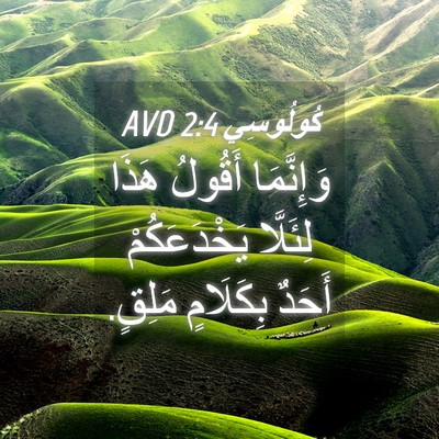 Picture 04 - كُولُوسِي 2:4 AVD - وَإِنَّمَا أَقُولُ هَذَا - Bible Verse Picture