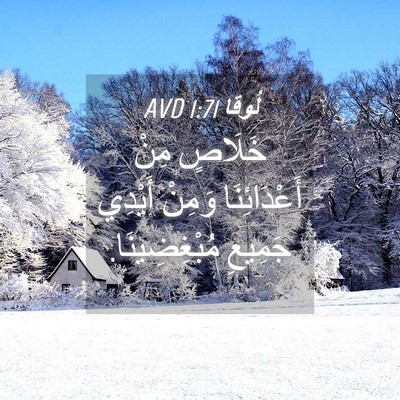 Picture 04 - لُوقا 1:71 AVD - خَلَاصٍ مِنْ أَعْدَائِنَا - Bible Verse Picture