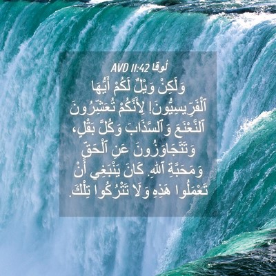 Picture 04 - لُوقا 11:42 AVD - وَلَكِنْ وَيْلٌ لَكُمْ - Bible Verse Picture