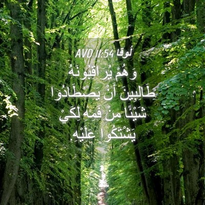 Picture 04 - لُوقا 11:54 AVD - وَهُمْ يُرَاقِبُونَهُ - Bible Verse Picture