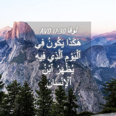 Picture 04 - لُوقا 17:30 AVD - هَكَذَا يَكُونُ فِي - Bible Verse Picture
