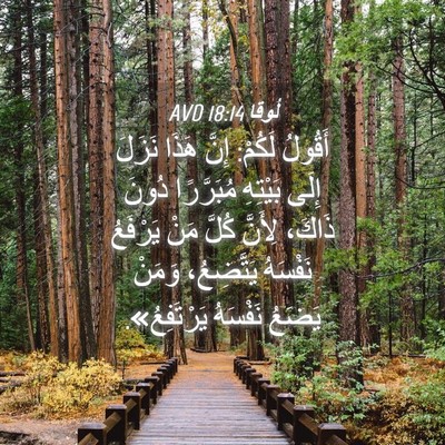 Picture 04 - لُوقا 18:14 AVD - أَقُولُ لَكُمْ: إِنَّ - Bible Verse Picture