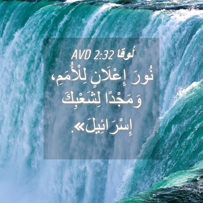 Picture 04 - لُوقا 2:32 AVD - نُورَ إِعْلَانٍ - Bible Verse Picture