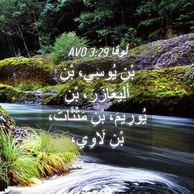 Picture 04 - لُوقا 3:29 AVD - بْنِ يُوسِي، بْنِ - Bible Verse Picture
