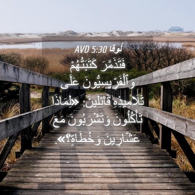 Picture 04 - لُوقا 5:30 AVD - فَتَذَمَّرَ كَتَبَتُهُمْ - Bible Verse Picture