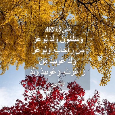Picture 04 - مَتَّى 1:5 AVD - وَسَلْمُونُ وَلَدَ - Bible Verse Picture