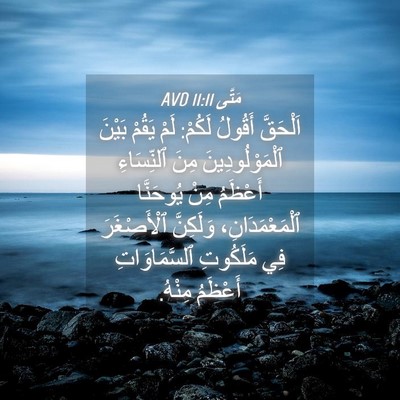 Picture 04 - مَتَّى 11:11 AVD - اَلْحَقَّ أَقُولُ لَكُمْ: - Bible Verse Picture