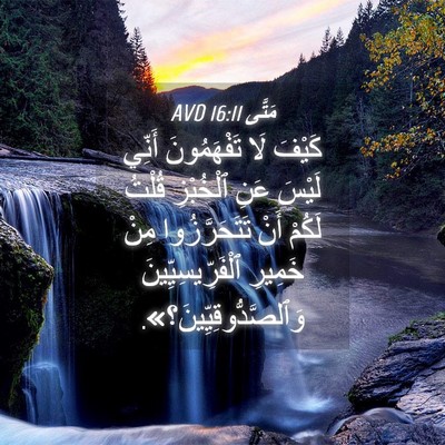 Picture 04 - مَتَّى 16:11 AVD - كَيْفَ لَا تَفْهَمُونَ - Bible Verse Picture
