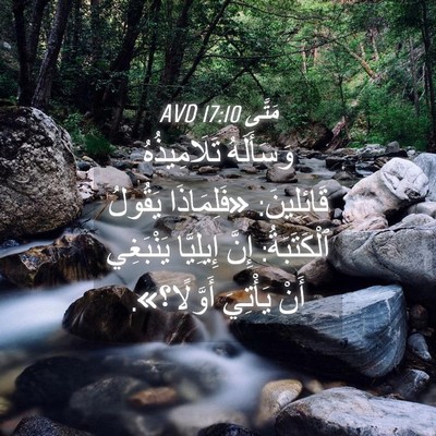 Picture 04 - مَتَّى 17:10 AVD - وَسَأَلَهُ تَلَامِيذُهُ - Bible Verse Picture