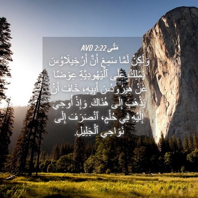 Picture 04 - مَتَّى 2:22 AVD - وَلَكِنْ لَمَّا سَمِعَ - Bible Verse Picture