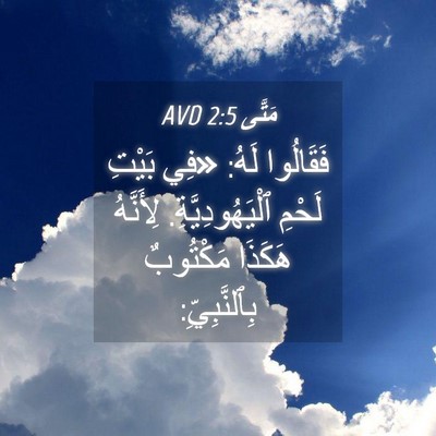 Picture 04 - مَتَّى 2:5 AVD - فَقَالُوا لَهُ: «فِي - Bible Verse Picture