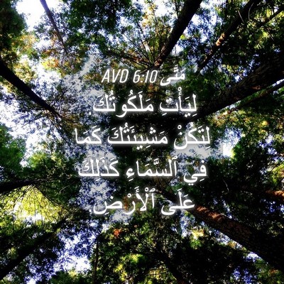 Picture 04 - مَتَّى 6:10 AVD - لِيَأْتِ مَلَكُوتُكَ. - Bible Verse Picture