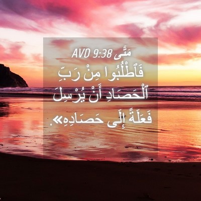 Picture 04 - مَتَّى 9:38 AVD - فَٱطْلُبُوا مِنْ رَبِّ - Bible Verse Picture