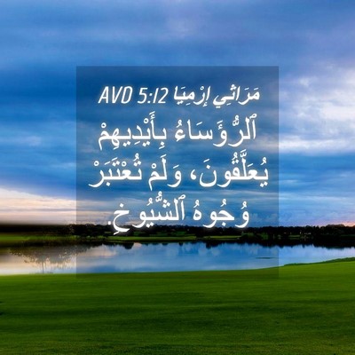 Picture 04 - مَرَاثِي إِرْمِيَا 5:12 AVD - ٱلرُّؤَسَاءُ - Bible Verse Picture