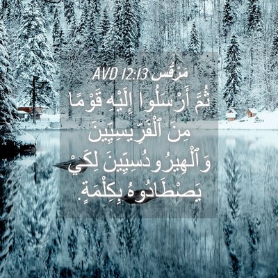 Picture 04 - مَرْقُس 12:13 AVD - ثُمَّ أَرْسَلُوا إِلَيْهِ - Bible Verse Picture
