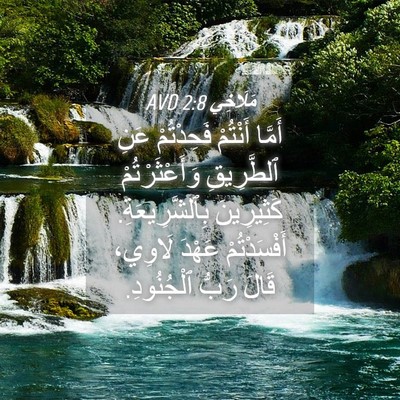 Picture 04 - مَلَاخِي 2:8 AVD - أَمَّا أَنْتُمْ - Bible Verse Picture