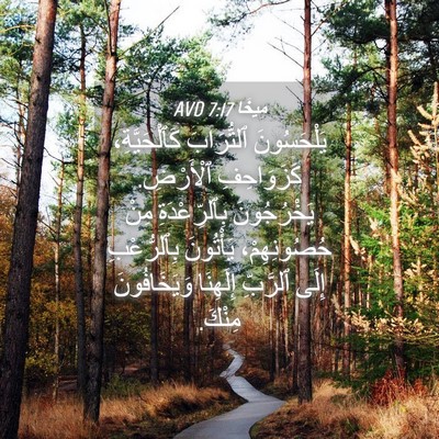 Picture 04 - مِيخَا 7:17 AVD - يَلْحَسُونَ ٱلتُّرَابَ - Bible Verse Picture