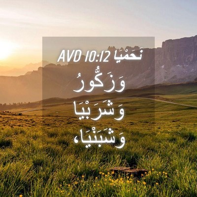 Picture 04 - نَحَمْيَا 10:12 AVD - وَزَكُّورُ وَشَرَبْيَا - Bible Verse Picture